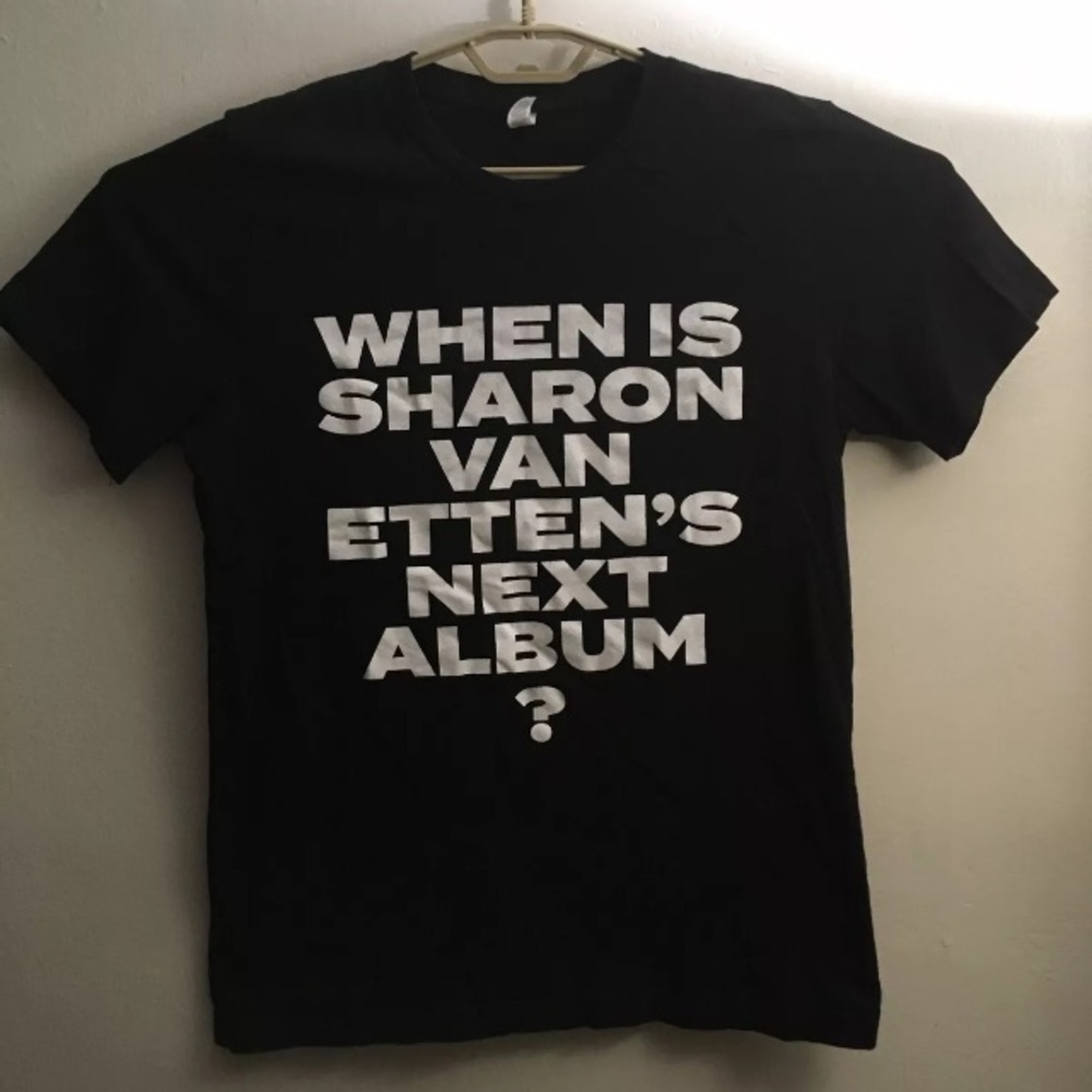 Sharon Van Etten When Is Sharon Van Etten’s Next Album? T Shirt Size M Black